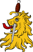 Lion Head IV  Holding Dagger