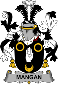 Irish Coat of Arms for Mangan or O'Mangan