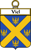 French Coat of Arms Badge for Viel