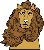 Lion Head Affronty Couped