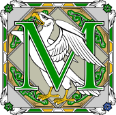 Eagle Alphabet M