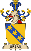 Republic of Austria Coat of Arms for Urban (Von)