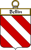 French Coat of Arms Badge for Bellin