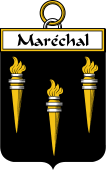 French Coat of Arms Badge for Maréchal