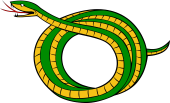 Serpent Bowed-Embowed Debruised With The Head