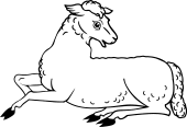 Lamb Couchant Rerguardant