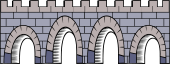 Bridge of 4 Arches-Embattled