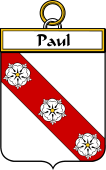 French Coat of Arms Badge for Paul