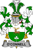 Irish Coat of Arms for Connell or O'Connell