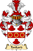 Irish Family Coat of Arms (v.23) for Tankard or Tankert