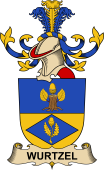 Republic of Austria Coat of Arms for Wurtzel