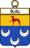 French Coat of Arms Badge for Belle