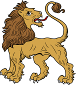 Lion Statant Reguardant