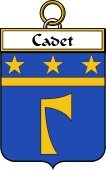 French Coat of Arms Badge for Cadet