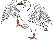 Goose Rampant Wings Expanded