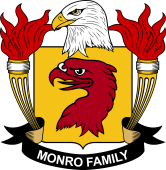 Coat of arms used by the Monro family in the United States of America