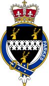 British Garter Coat of Arms for Parkes (England)