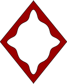 Diamond Shield-Bordure Wavy