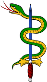 Sword 66 Serpent Entwined