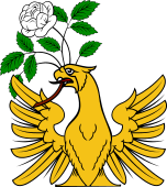 Demi Eagle Holding Garden Rose