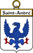 French Coat of Arms Badge for Saint-André