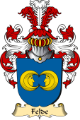 v.23 Coat of Family Arms from Germany for Felde