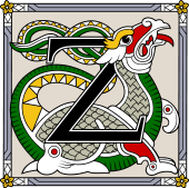 Heraldic Alphabet Z