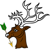 Reindeer Hd Erased Holding Arrow