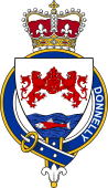 British Garter Coat of Arms for Donnelly (Ireland)