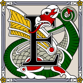 Heraldic Alphabet E