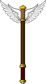 Rod of Asclepius (without snakes)