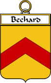 French Coat of Arms Badge for Bechard