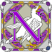 Eagle Alphabet N
