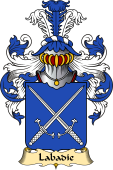 French Family Coat of Arms (v.23) for Labadie