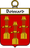 French Coat of Arms Badge for Boissard
