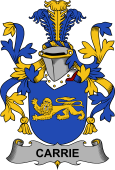 Irish Coat of Arms for Carrie or O'Carrie
