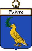 French Coat of Arms Badge for Faivre