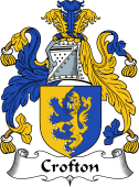 English Coat of Arms for the family Crofton