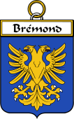 French Coat of Arms Badge for Brémond