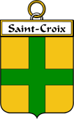 French Coat of Arms Badge for Saint-Croix