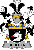 Irish Coat of Arms for Boulger or O'Bolger