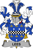 Irish Coat of Arms for Lees or McAleese
