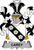 Irish Coat of Arms for Carey or Cary