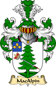 Irish Family Coat of Arms (v.23) for MacAlpin