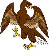 Eagle Rampant Wings Exp Inv Reguardant