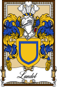 Scottish Coat of Arms Bookplate for Landel