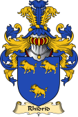 Welsh Family Coat of Arms (v.23) for Rhidrid (AB YNYR, AP JONAS AP GRONWY)