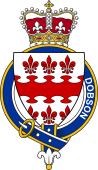 British Garter Coat of Arms for Dobson (England)