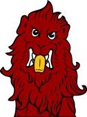 Lion Head Affrontee-Couped