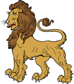 Lion Statant